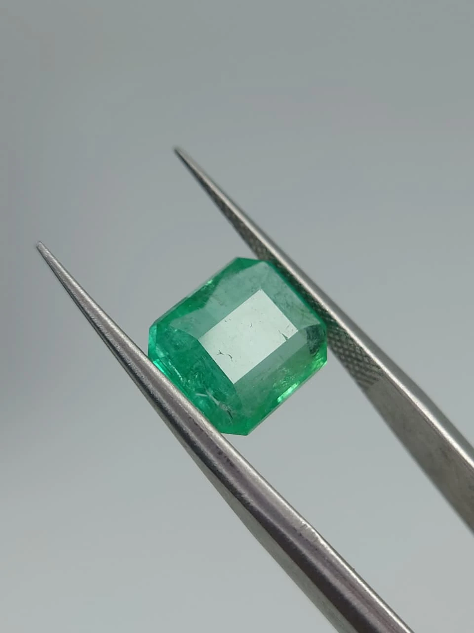 3.14ct Natural Octagon Cut Emerald from Afghanistan — view 6